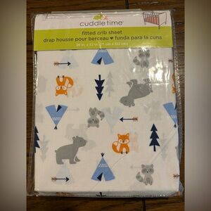 Animal Print Crib Sheet